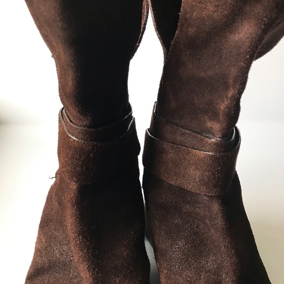 Roberto Del Carlo Brown Suede Boots - Picture 8 of 13